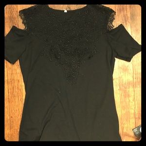Short sleeve shirt with embroidered from my